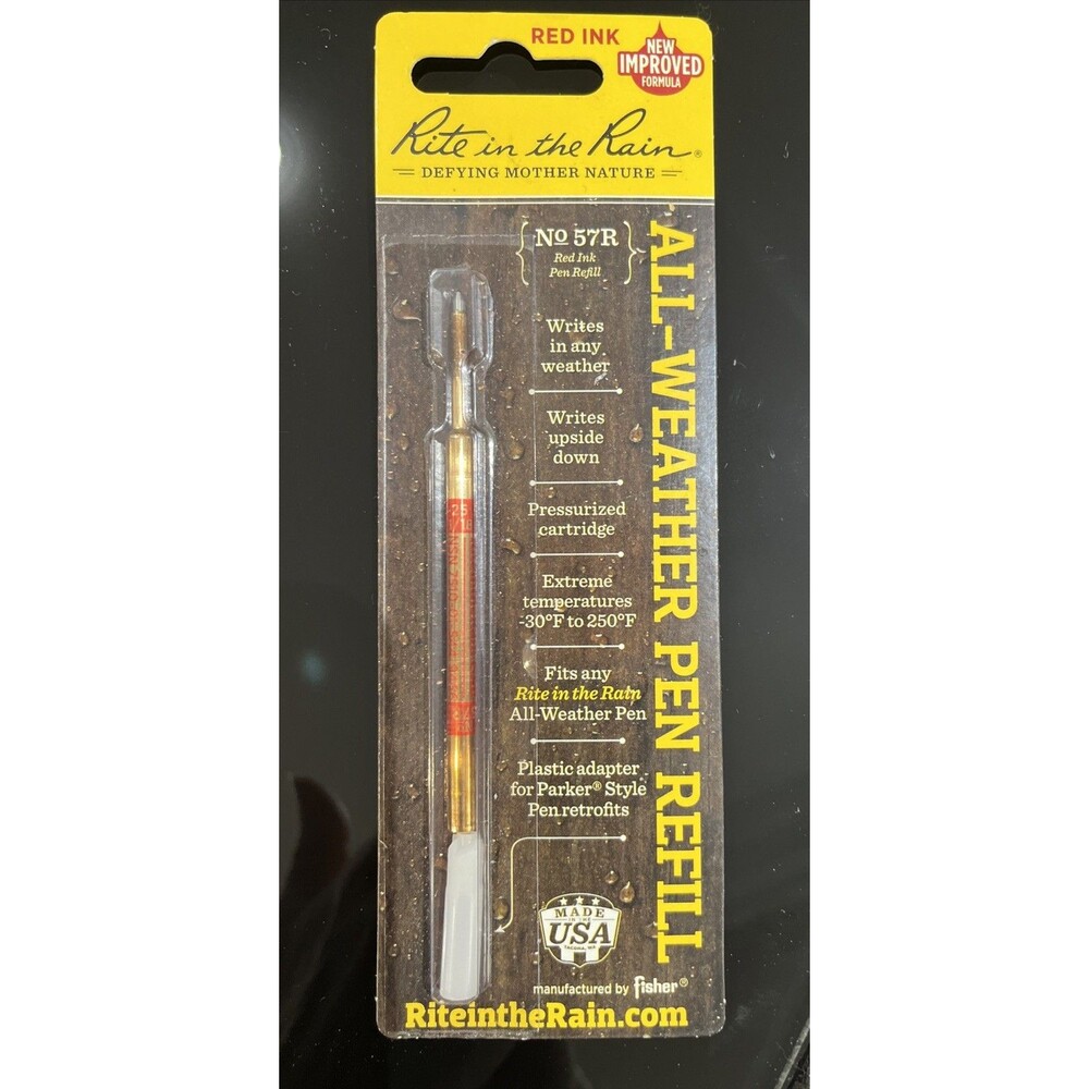 New Rite in the Rain All-Weather Pen Refill Red 57R